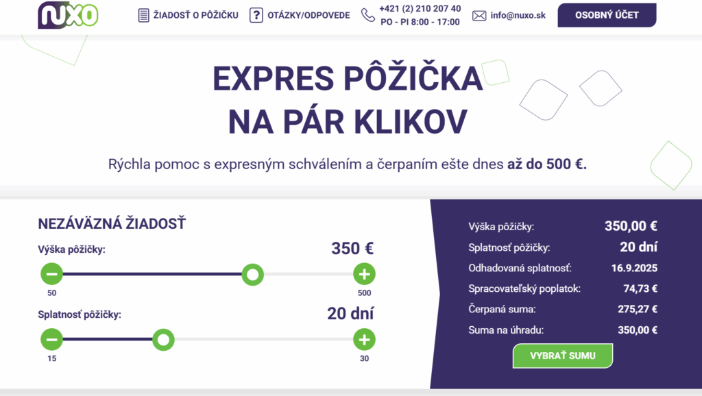 nuxo pozicka