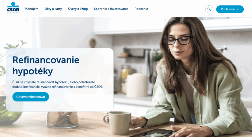 csob refinancovanie hypoteky