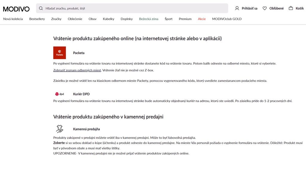 modivo oblečenie kvalita