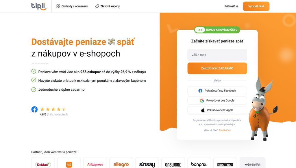 najlepší cashback portál sk